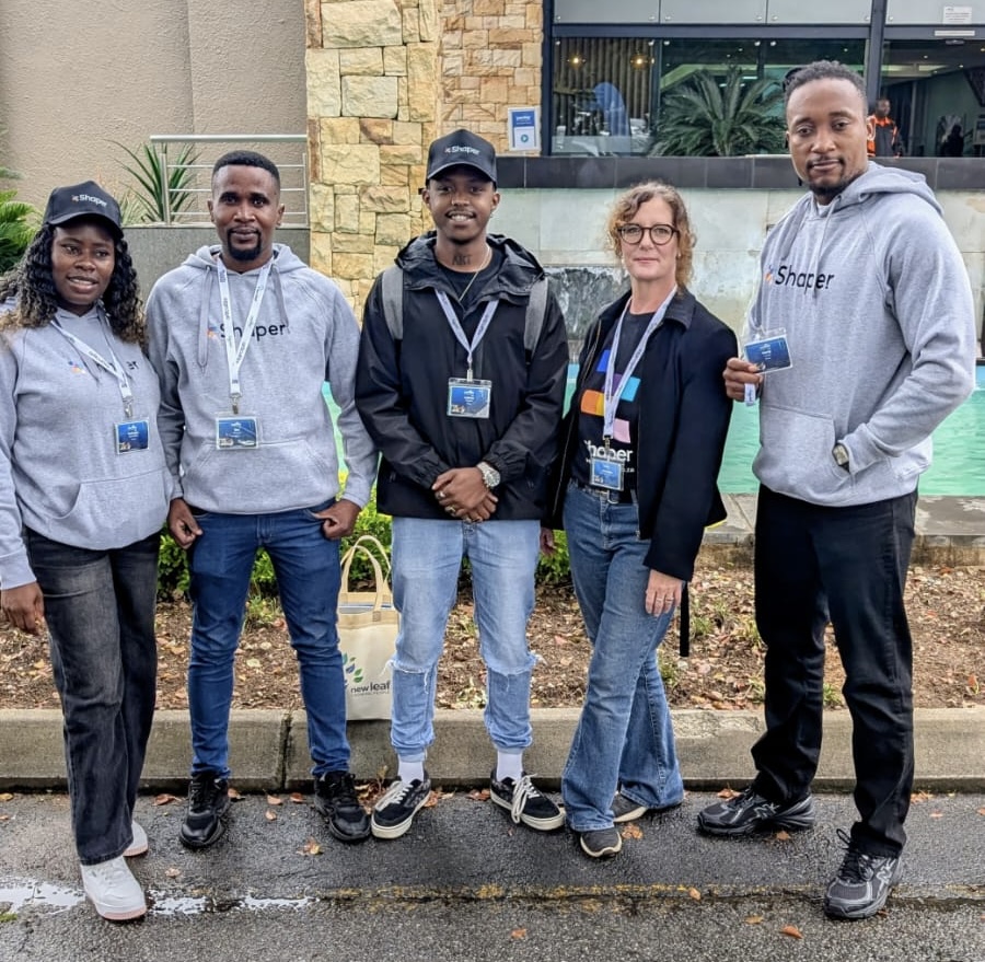 Masingita, Sbusiso, Aubrey, Michelle and Hardy at The Learning Indaba 2026